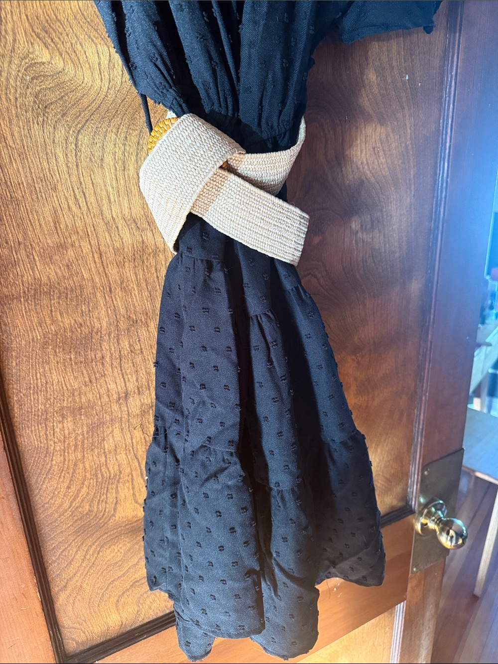 Blu Pepper Dot Puff Sleeve Midi Dress - Brand - Picture 6 of 9